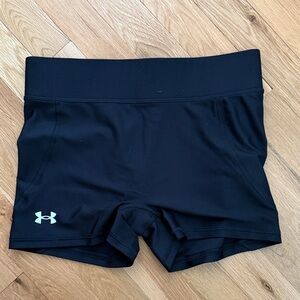 Under Armour Women’s Compression Shorts Team Shorty 3” Black Size M NWT